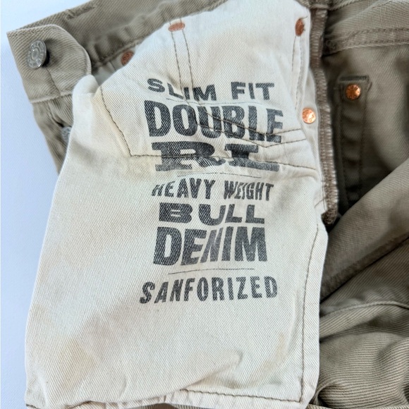 Ralph Lauren Double RL Heavy Weight Bull Denim Sanforized Jeans Size 32x32 - Picture 7 of 7